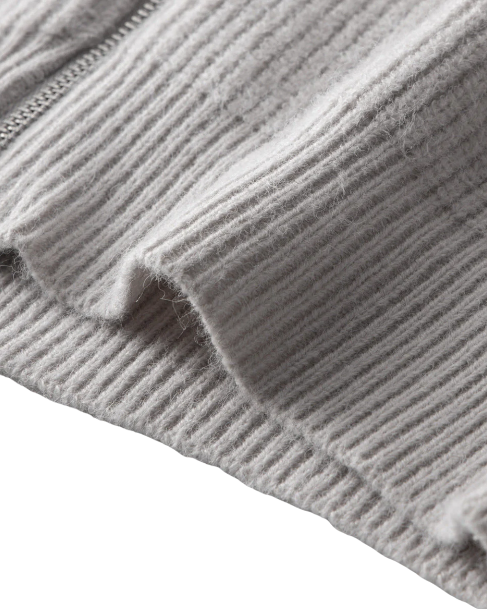 Chaqueta con cremallera de lana merina Four Seasons