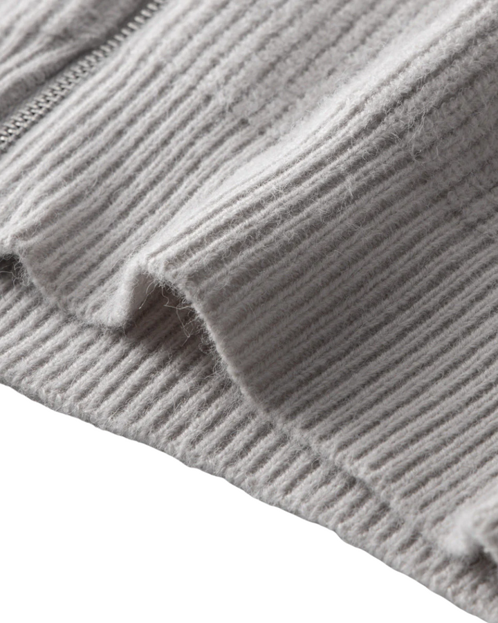 Chaqueta con cremallera de lana merina Four Seasons