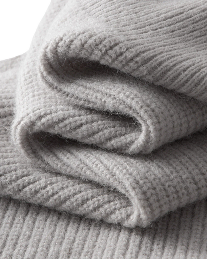 Chaqueta con cremallera de lana merina Four Seasons