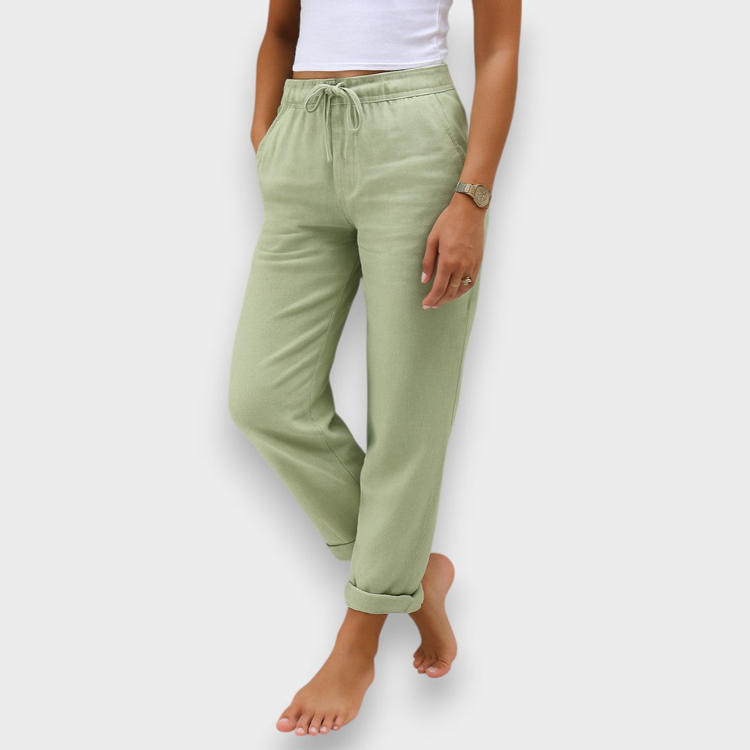 MAYLORA | Pantalones de lino