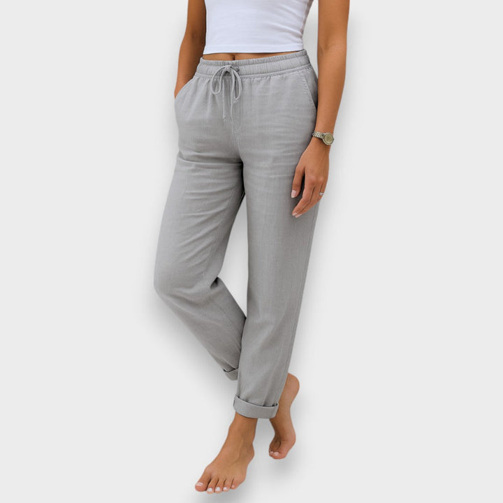 MAYLORA | Pantalones de lino