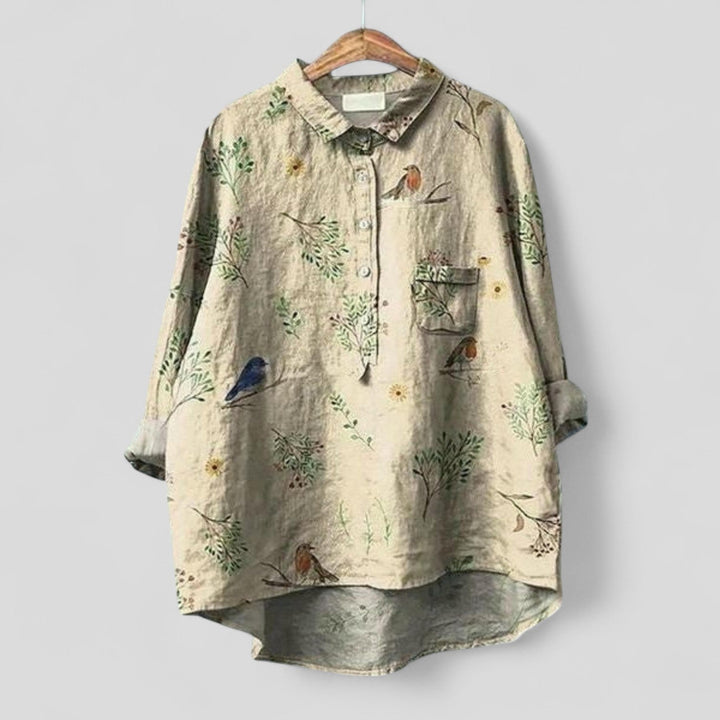 Adriana | Blusa de lino