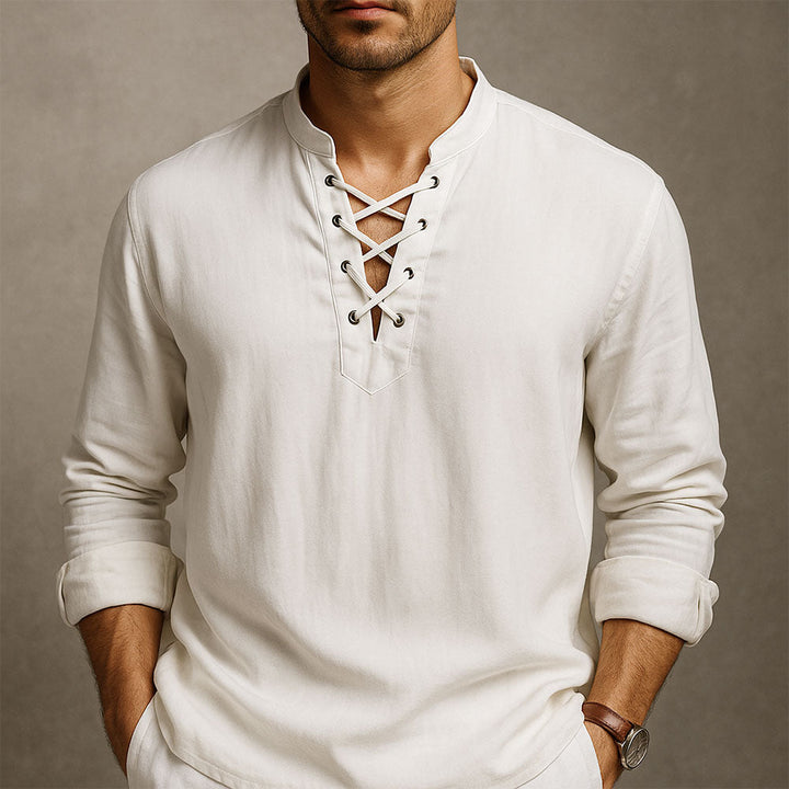 Elegante camisa de playa