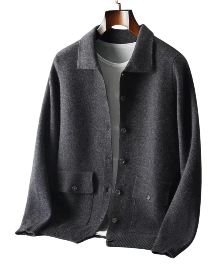 Cárdigan de lana merina Janus