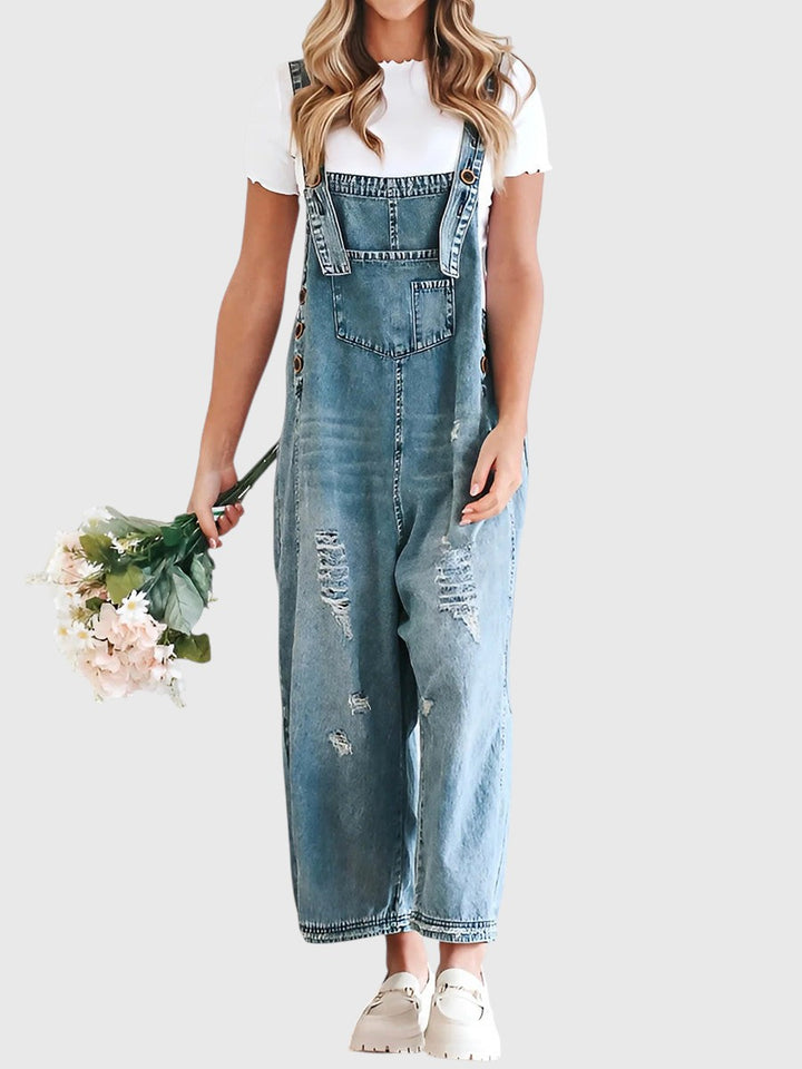 Thessaly™ | Petos de Mezclilla Desgastados