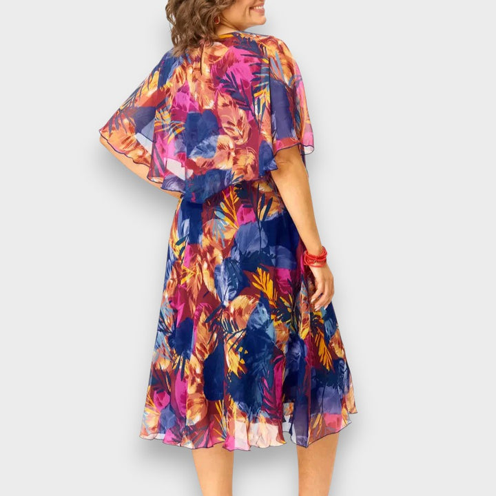 Suzana - Cómodo vestido de gasa talla grande