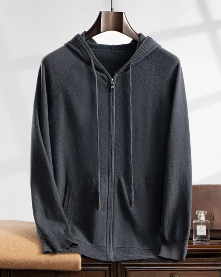 Chaleco de cachemira con capucha Courchevel