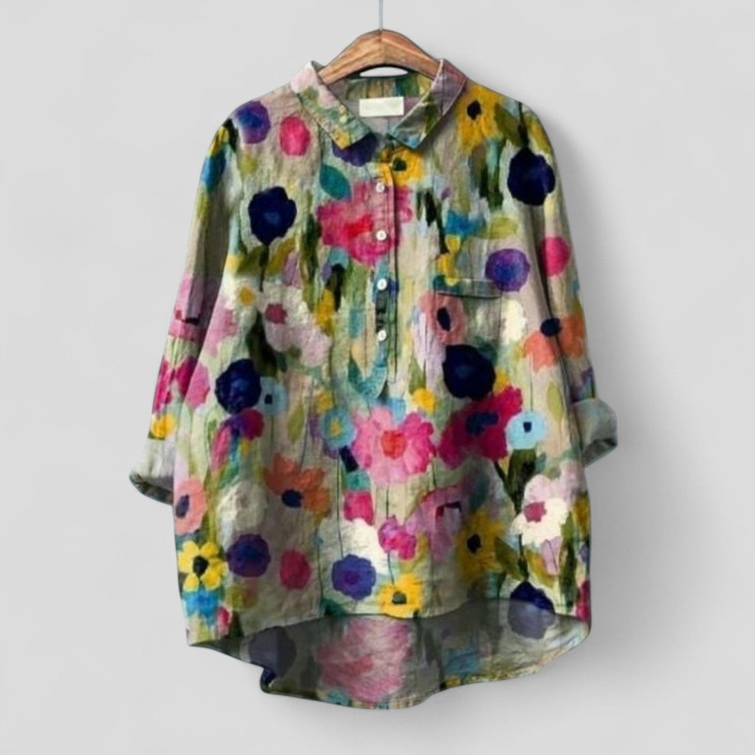 Adriana | Blusa de lino