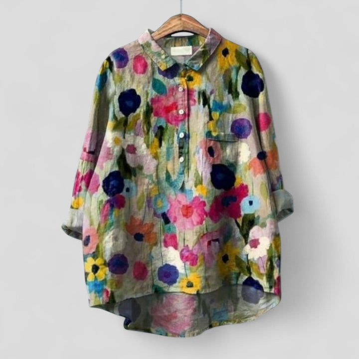 Adriana | Blusa de lino