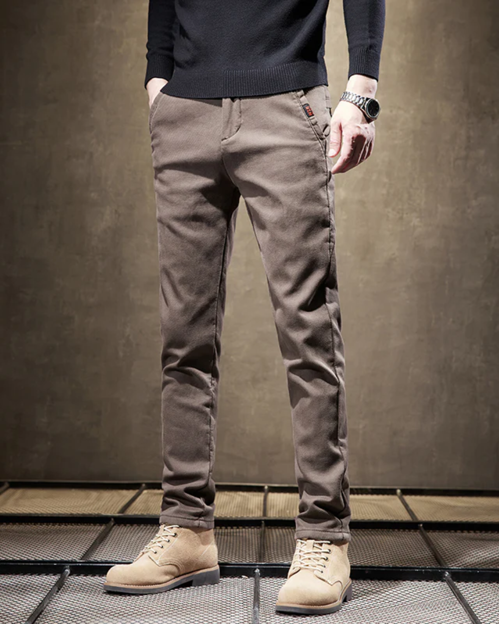 Pantalones casual slim fit