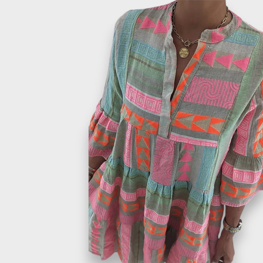 Juliane - Vestido boho con volantes