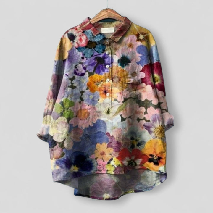 Adriana | Blusa de lino