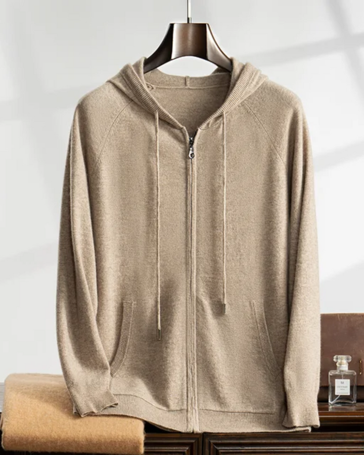 Chaleco de cachemira con capucha Courchevel