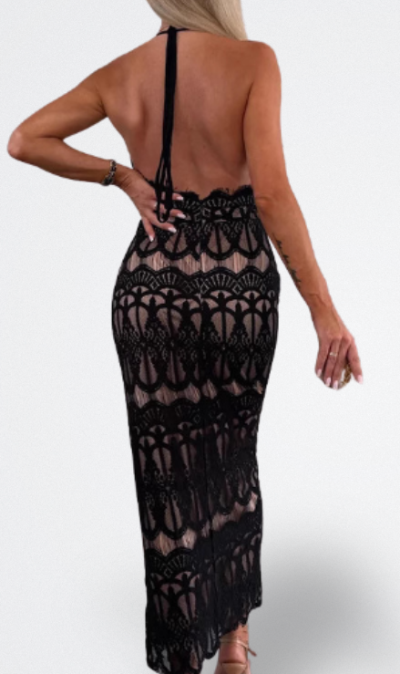 Cleo Rose | Vestido Midi de Encaje