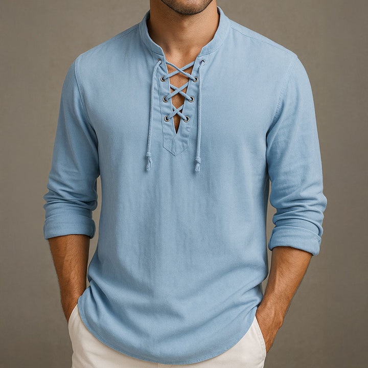 Elegante camisa de playa