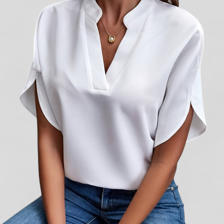 Paula | Blusa de manga corta