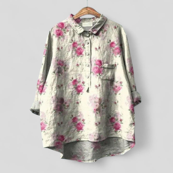 Adriana | Blusa de lino