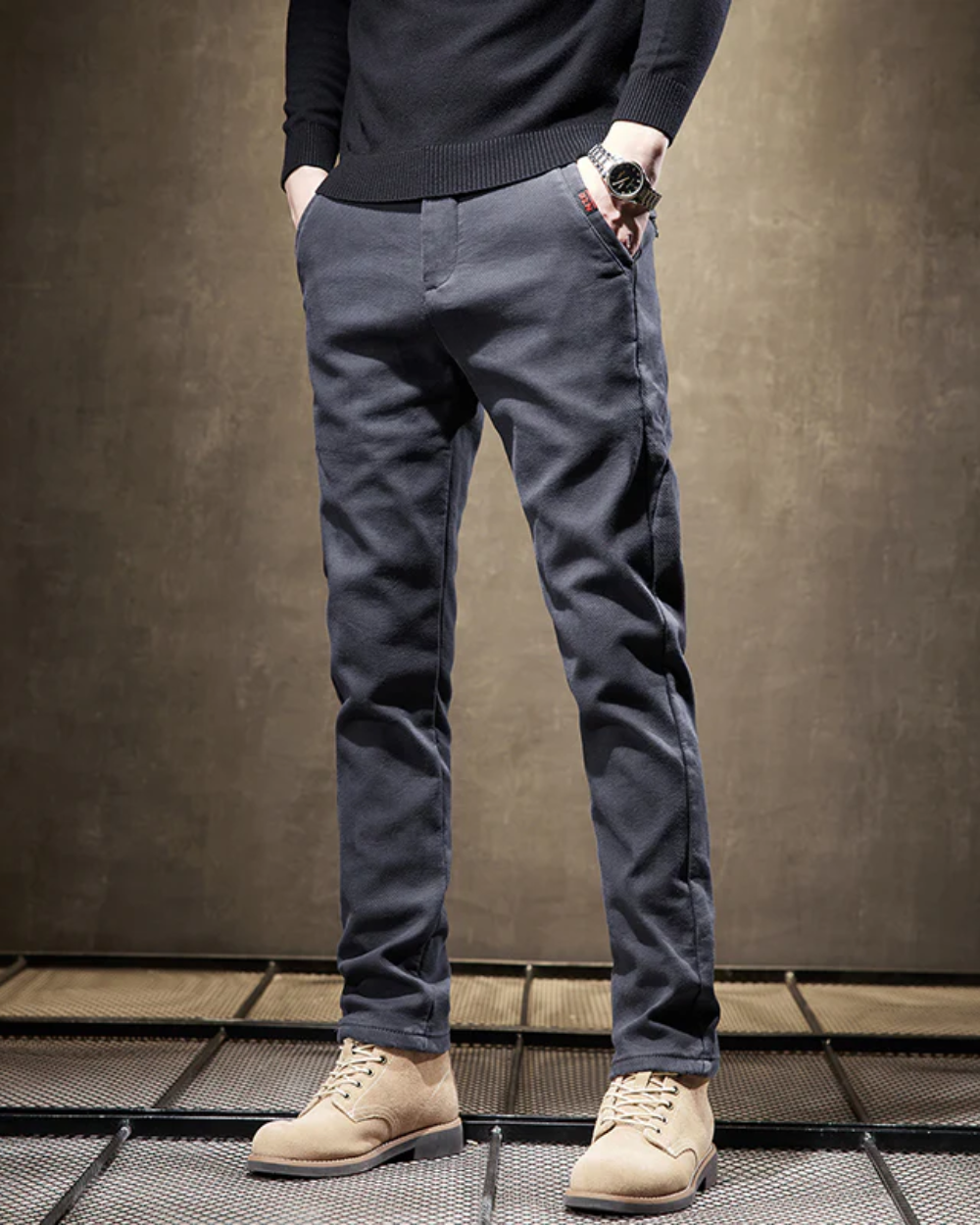 Pantalones casual slim fit