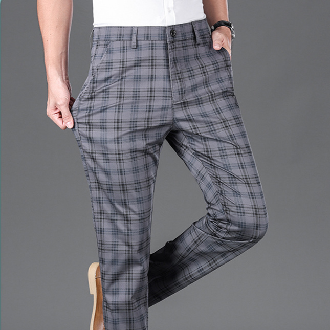 Pantalones de cuadros Business