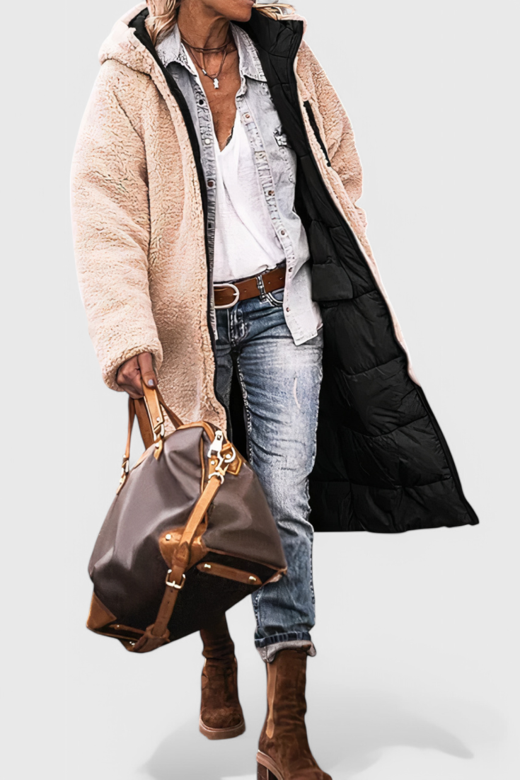 Blanca | Diaria Parka Suave y Acolchada para Comodidad