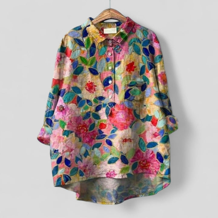 Adriana | Blusa de lino