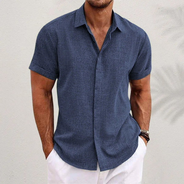 Camisa de verano de lino Barcelona