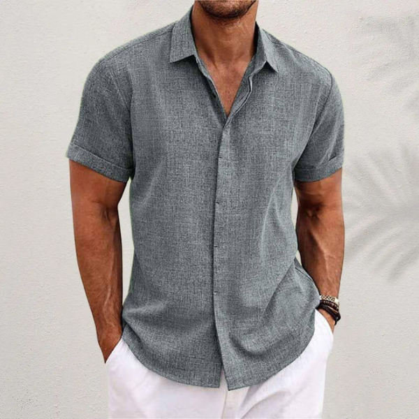 Camisa de verano de lino Barcelona