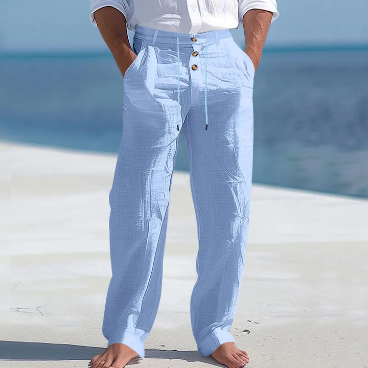 Pantalones de verano de lino