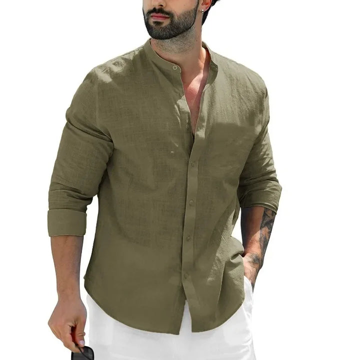 Camisa casual de lino