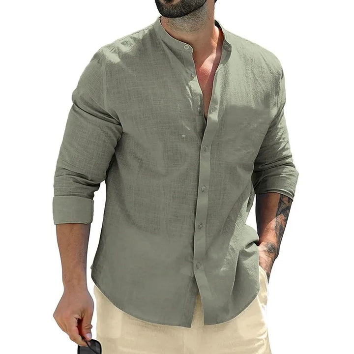 Camisa de lino para hombre
