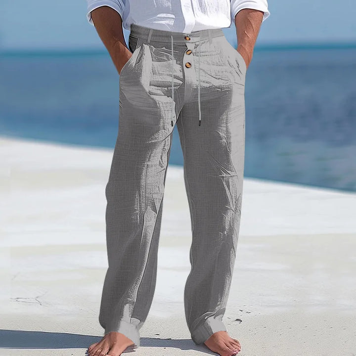 Pantalones de verano de lino