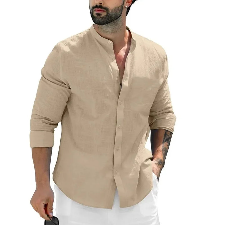 Camisa casual de lino