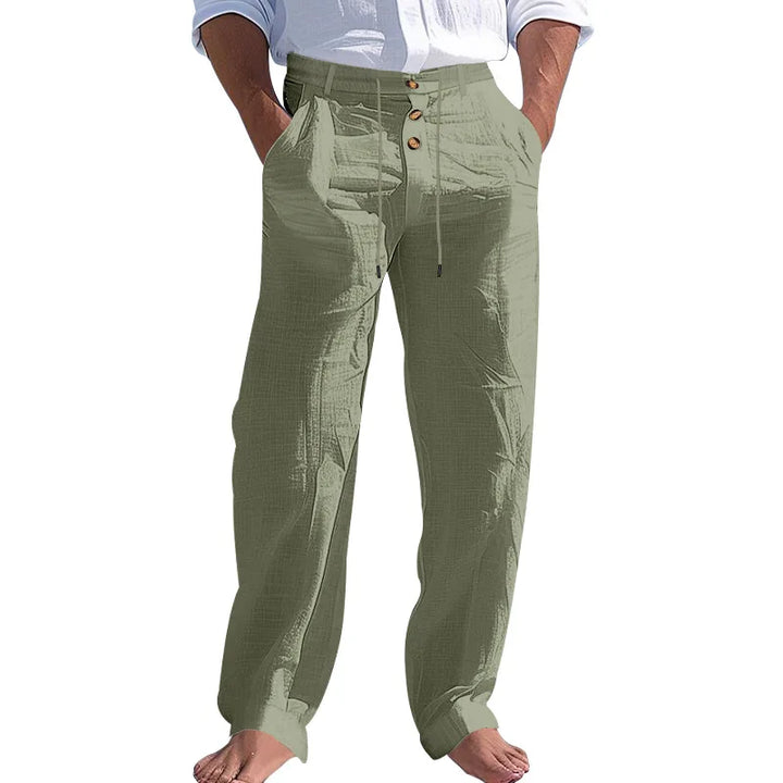 Pantalones de verano de lino