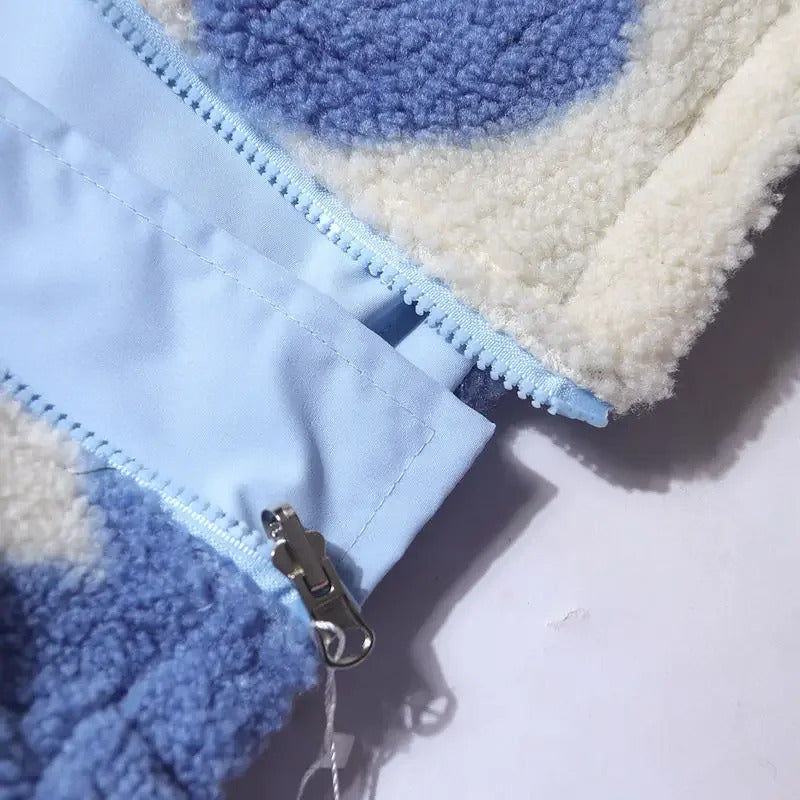 Katharina | Chaqueta con corazones reversibles