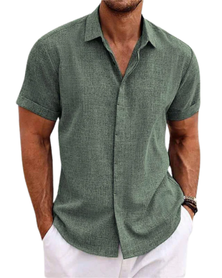 Camisa de verano de lino Barcelona