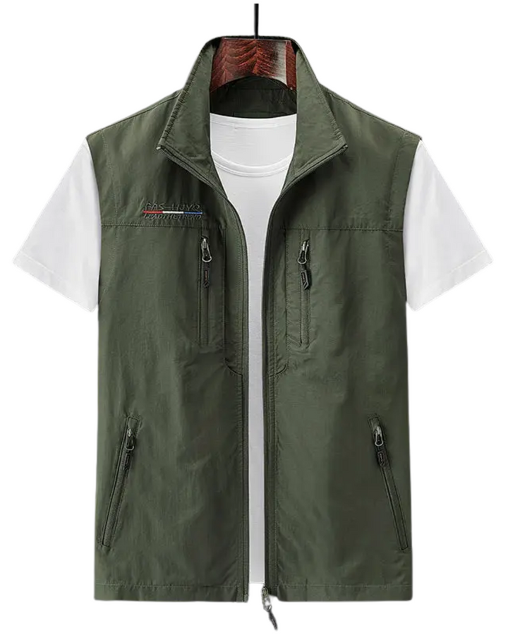 Chaqueta impermeable multibolsillos