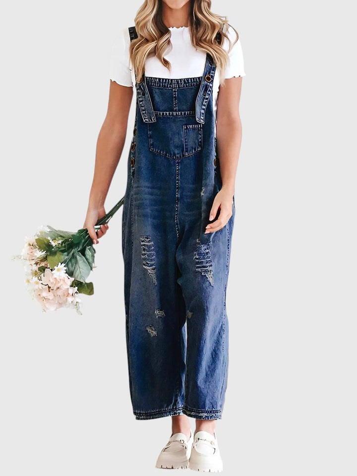 Thessaly™ | Petos de Mezclilla Desgastados