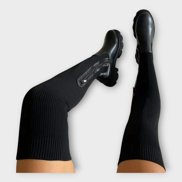 Botas modernas de diseño minimalista