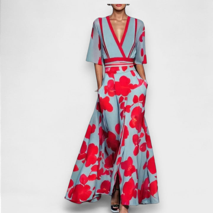 Efi - Vestido con Mangas Elegantes