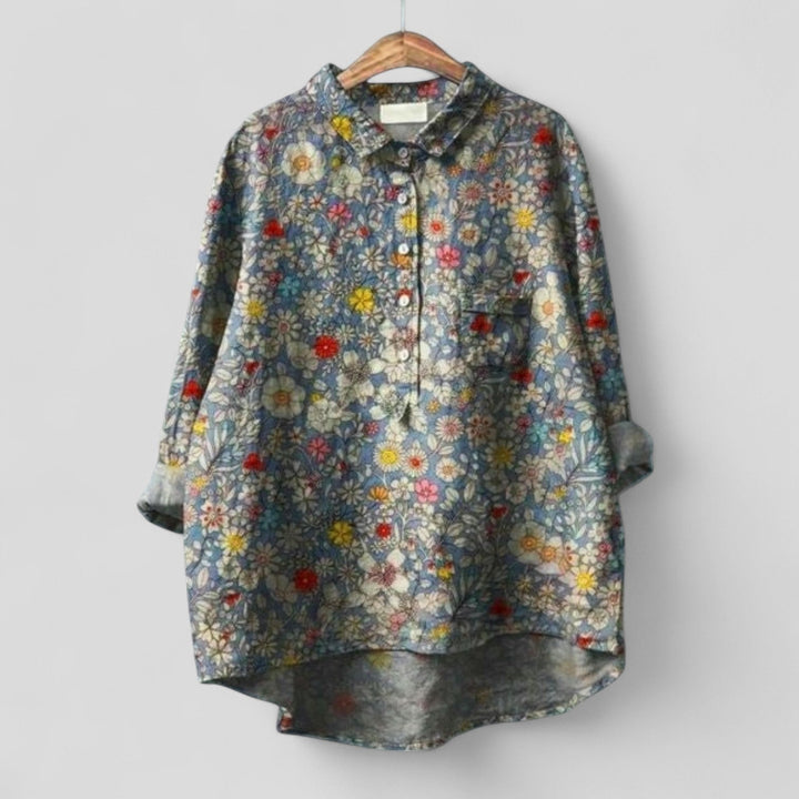 Adriana | Blusa de lino