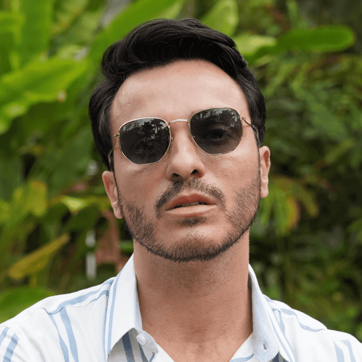 GAFAS DE SOL HEXAGONALES AMANECER