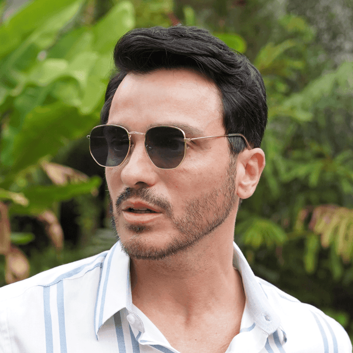 GAFAS DE SOL HEXAGONALES AMANECER