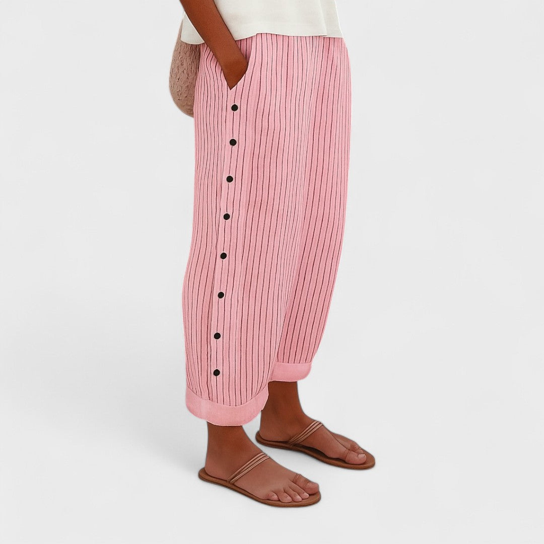 Isabel - Pantalones de lino