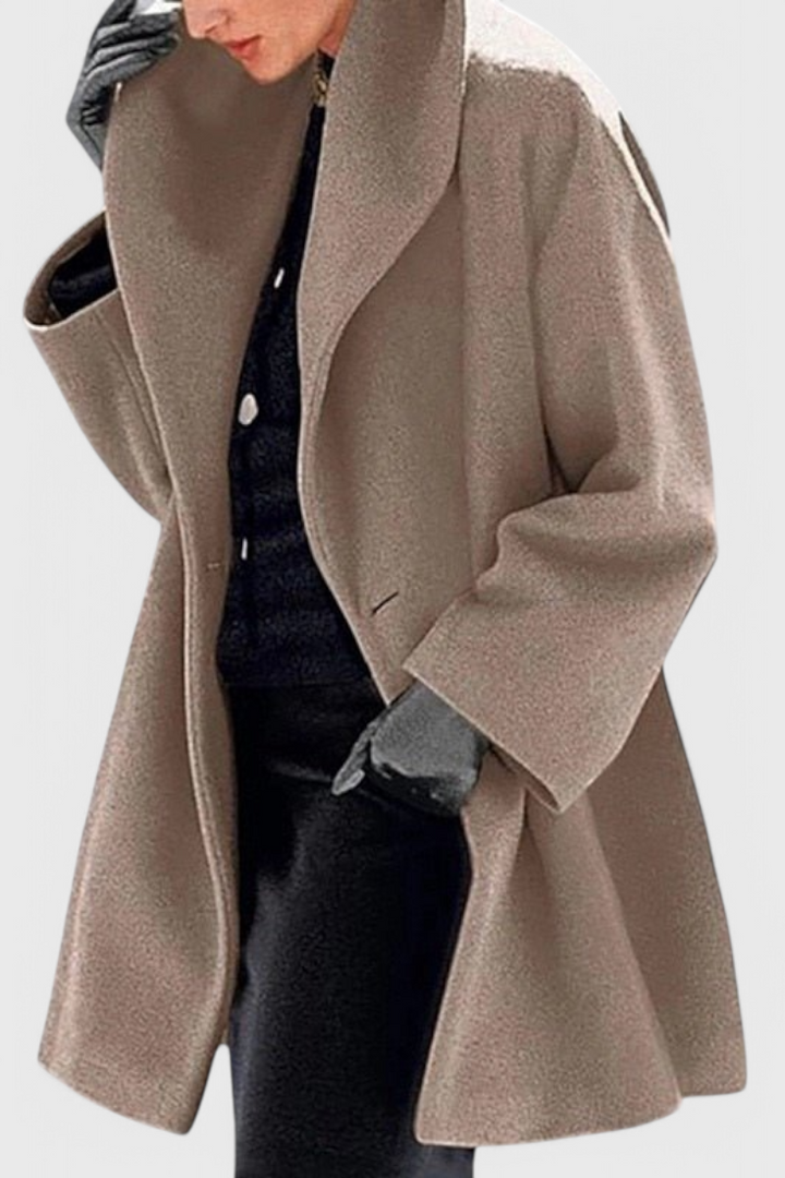 Aurora | Abrigo Oversized de Mezcla de Lana