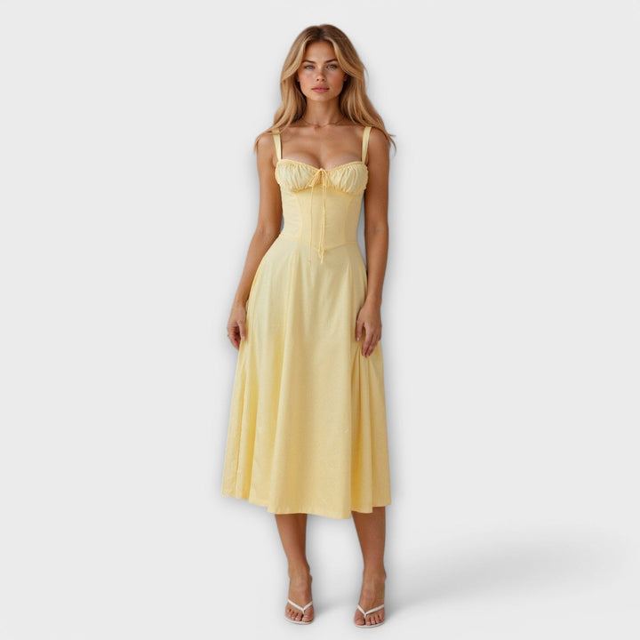 Kira - Vestido corsé midi