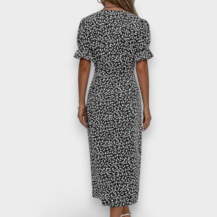 Valentina - Vestido floral de verano que cubre el vientre