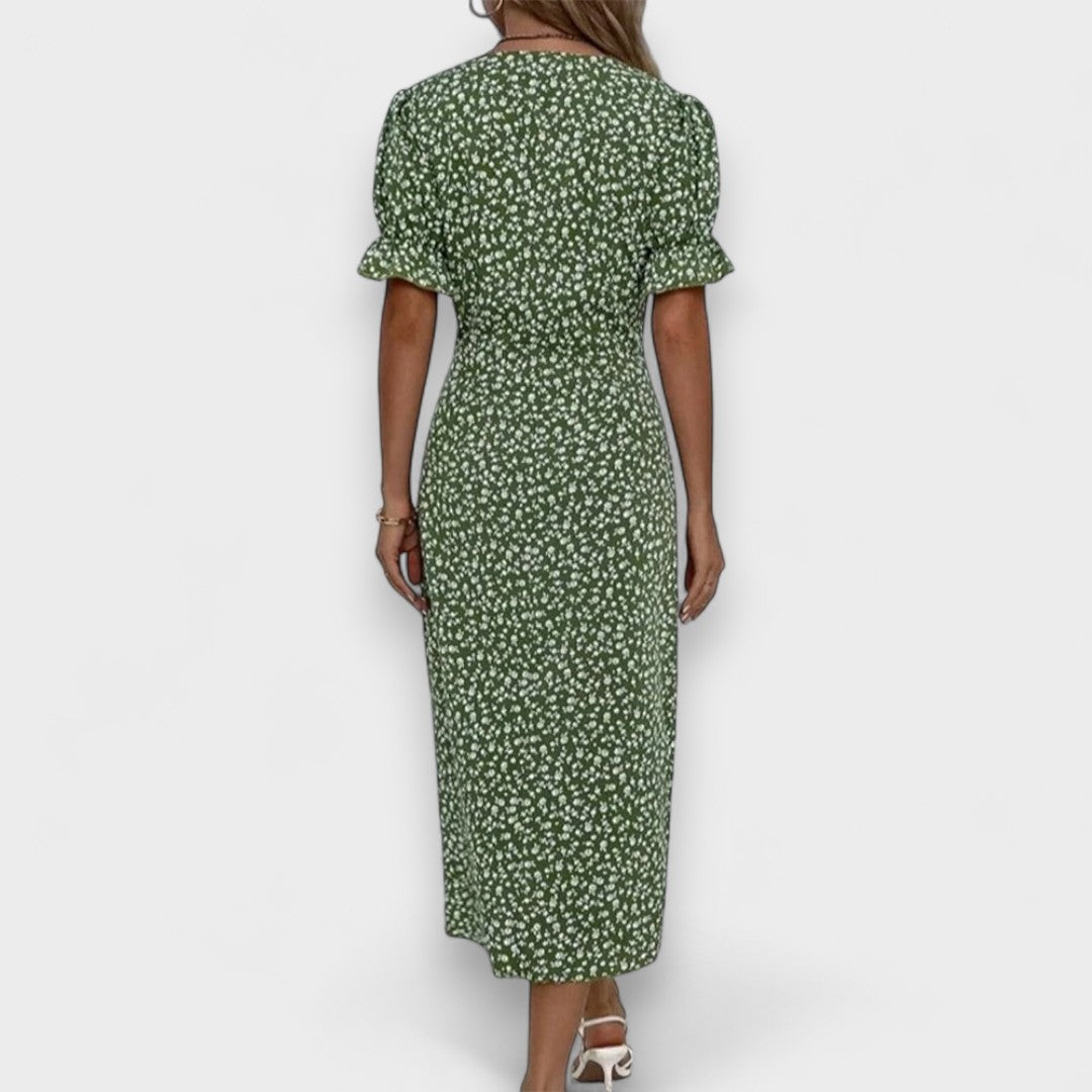 Valentina - Vestido floral de verano que cubre el vientre