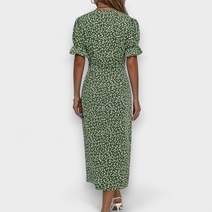 Valentina - Vestido floral de verano que cubre el vientre